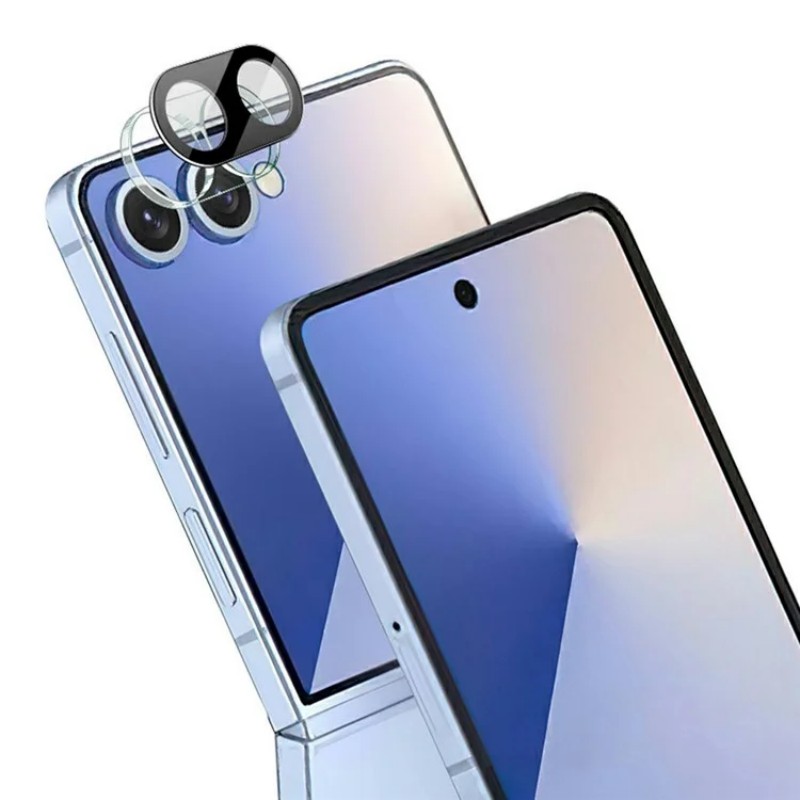 WANLONFENG WANLONFENG Galaxy Z Flip 7 Linsskydd Härdat Glas Svart