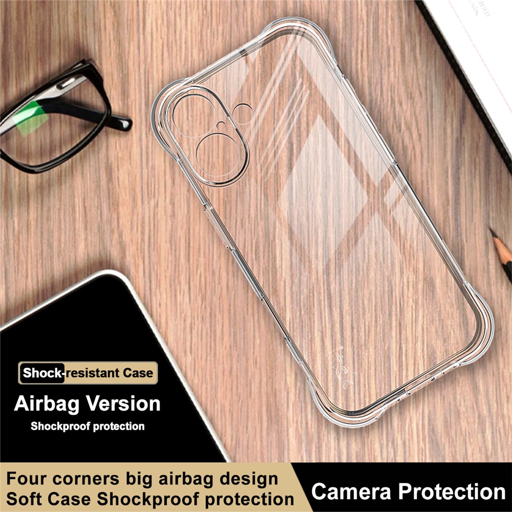 IMAK IMAK iPhone 17 Skal TPU Shockproof Airbag Transparent