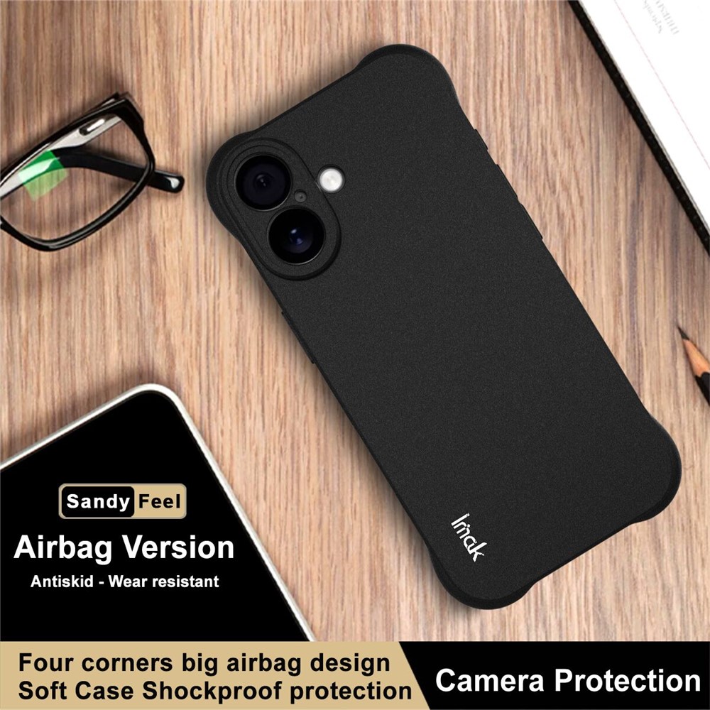 IMAK IMAK iPhone 17 Skal TPU Shockproof Airbag Svart