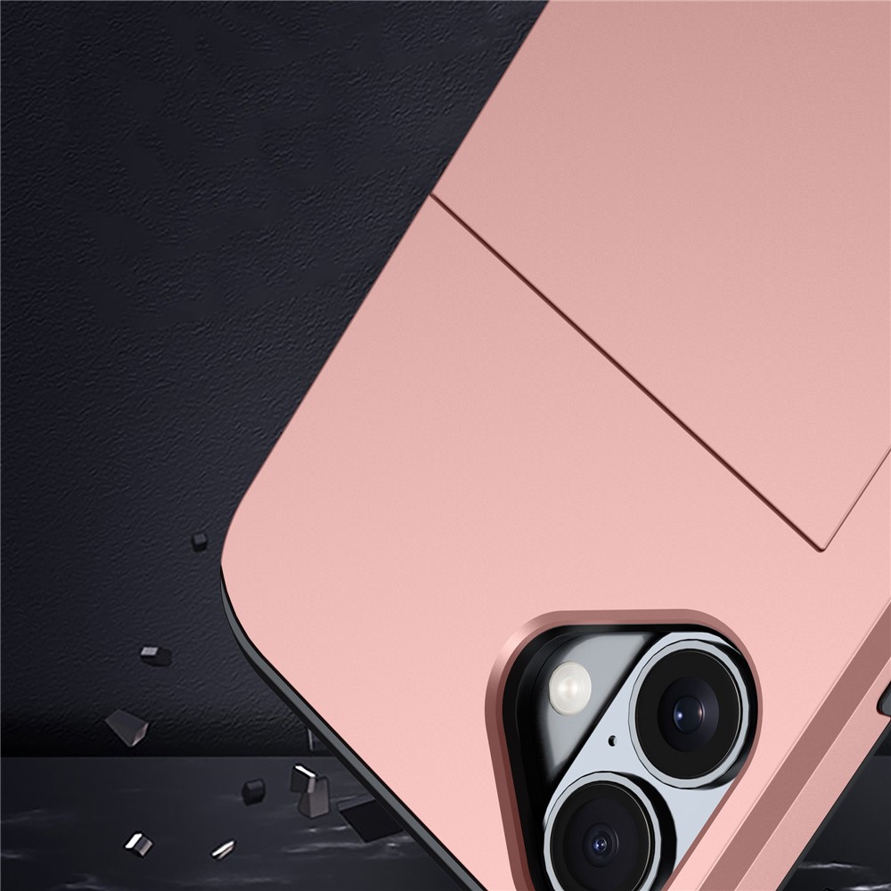  iPhone 17 Skal Hybrid Med Kortfack Militär Grön