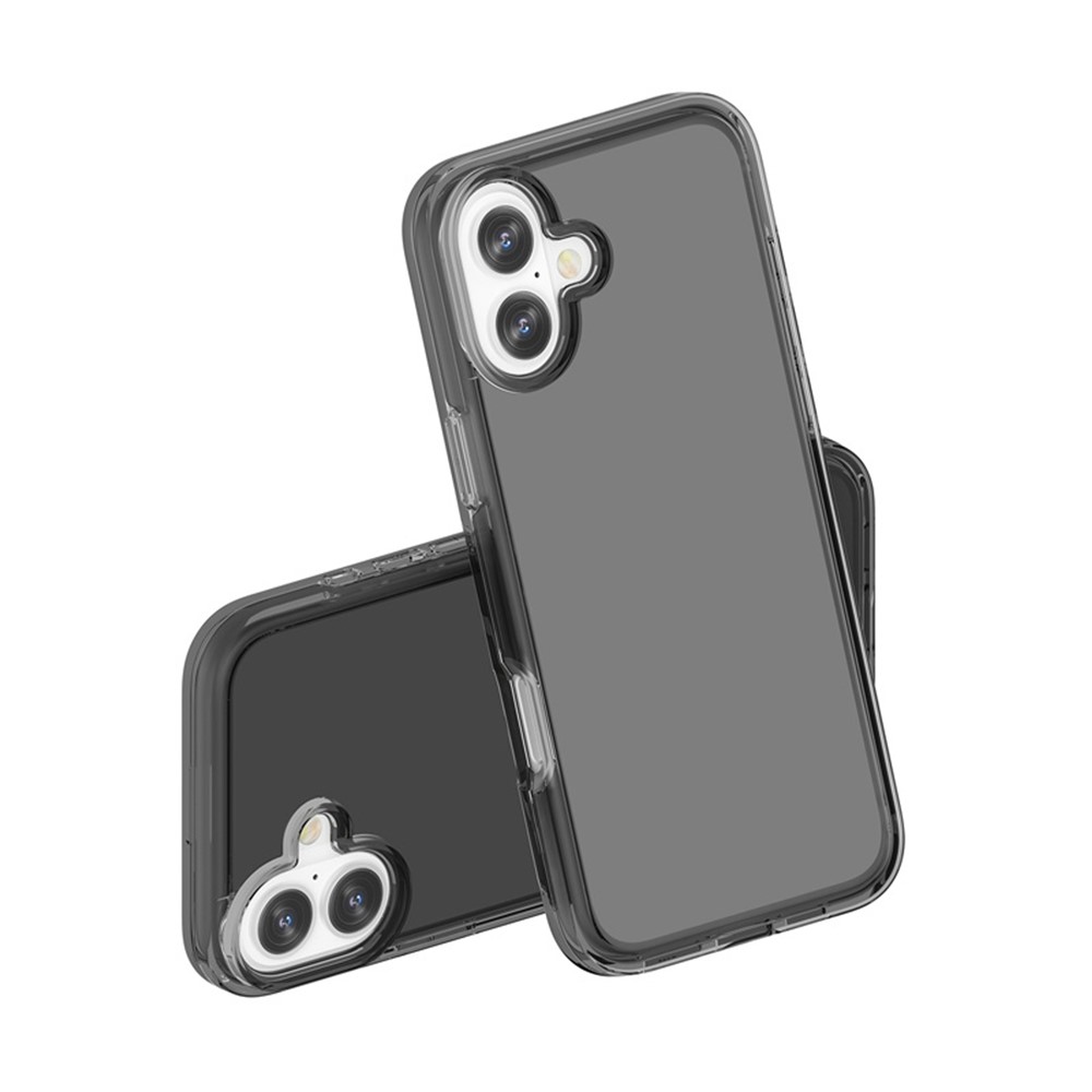  iPhone 17 Skal Shockproof Hybrid Tonad Grå