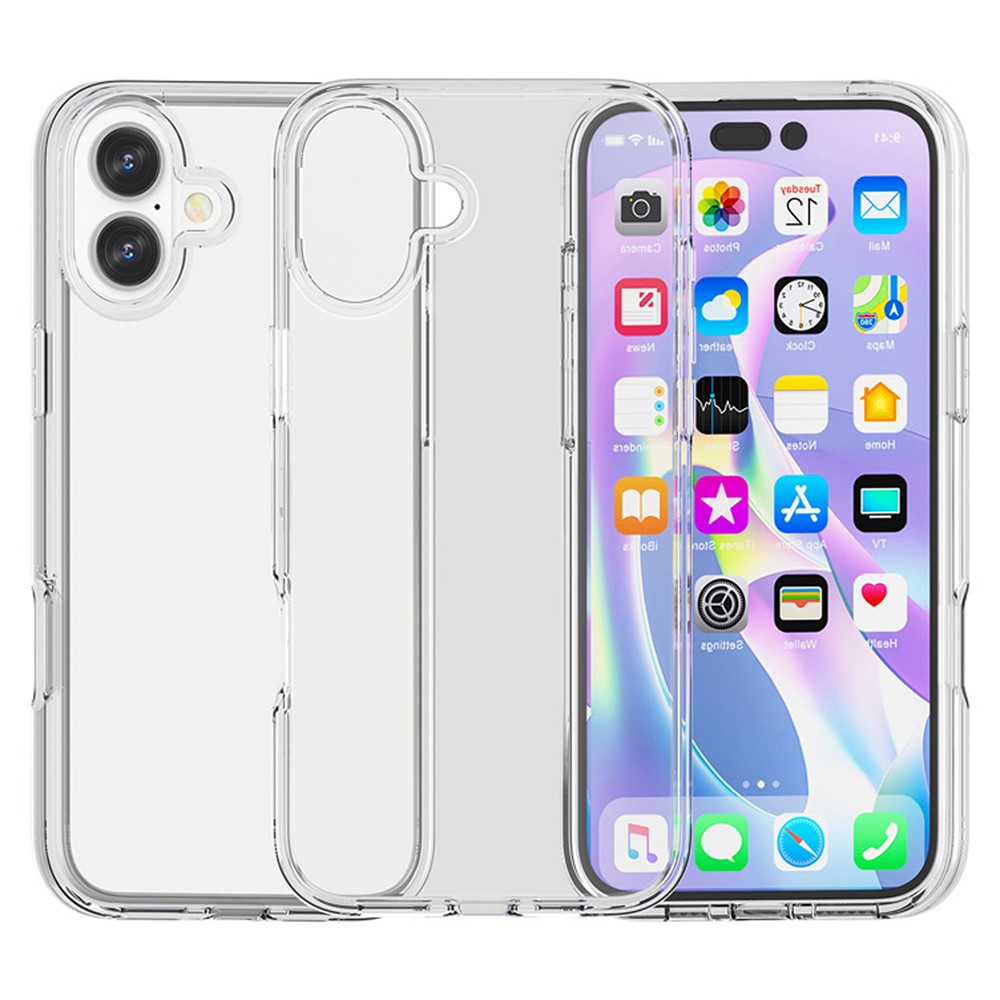 iPhone 17 Skal Shockproof Hybrid Transparent