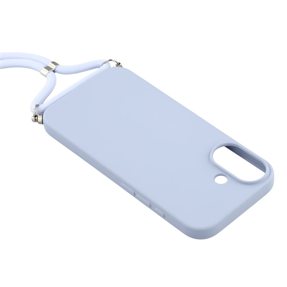  iPhone 17 Skal TPU Med Mobilsnöre Lila