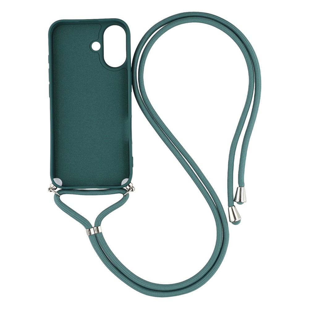  iPhone 17 Skal TPU Med Mobilsnöre Grön