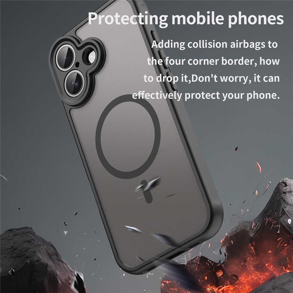  iPhone 17 Skal MagSafe Hybrid Svart