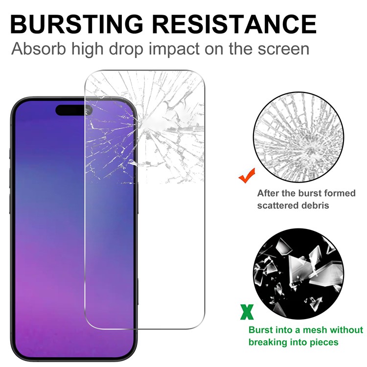  iPhone 17 Skärmskydd / Linsskydd Härdat Glas