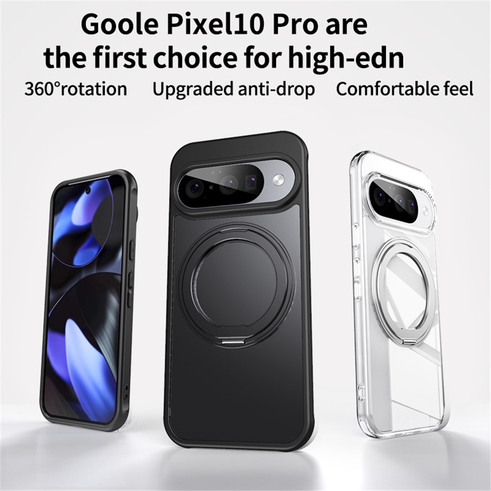  Google Pixel 10 / 10 Pro Skal MagSafe Kickstand Svart