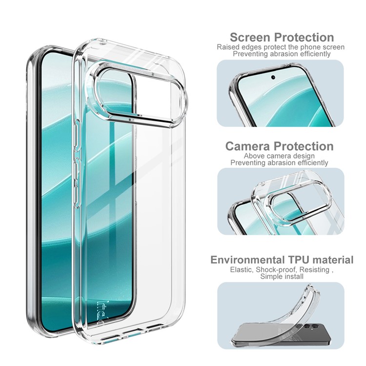 IMAK IMAK Google Pixel 10 / 10 Pro Skal Soft TPU Transparent