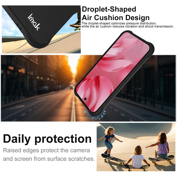 IMAK IMAK Google Pixel 10 / 10 Pro Skal TPU Shockproof Svart