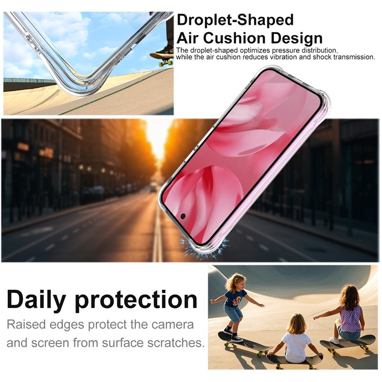 IMAK IMAK Google Pixel 10 / 10 Pro Skal TPU Shockproof Transparent