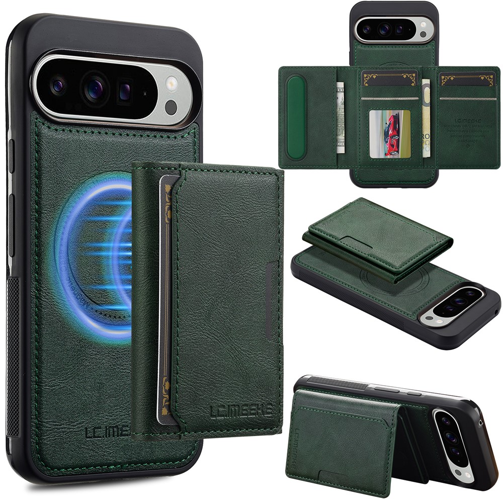 LC.IMEEKE LC.IMEEKE Google Pixel 10/10 Pro/9/9 Pro Skal Avtagbart Kortfack