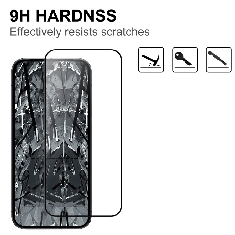  Google Pixel 10/10 Pro/9/9 Pro Skärmskydd Heltäckande Härdat Glas