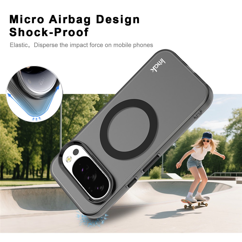 IMAK IMAK Google Pixel 10 Pro XL Skal MagSafe Anti Drop Svart