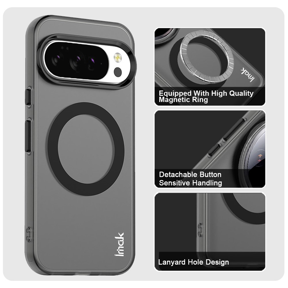 IMAK IMAK Google Pixel 10 Pro XL Skal MagSafe Anti Drop Svart