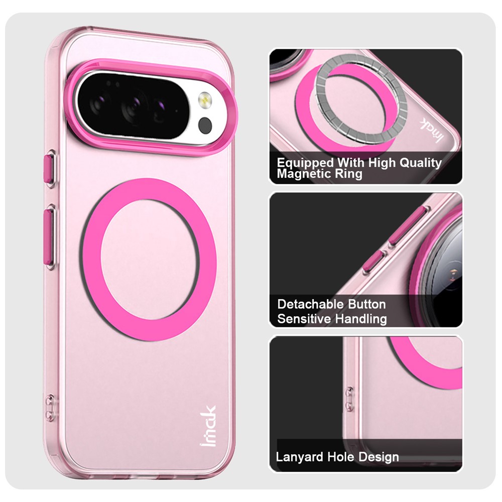 IMAK IMAK Google Pixel 10 Pro XL Skal MagSafe Anti Drop Rosa