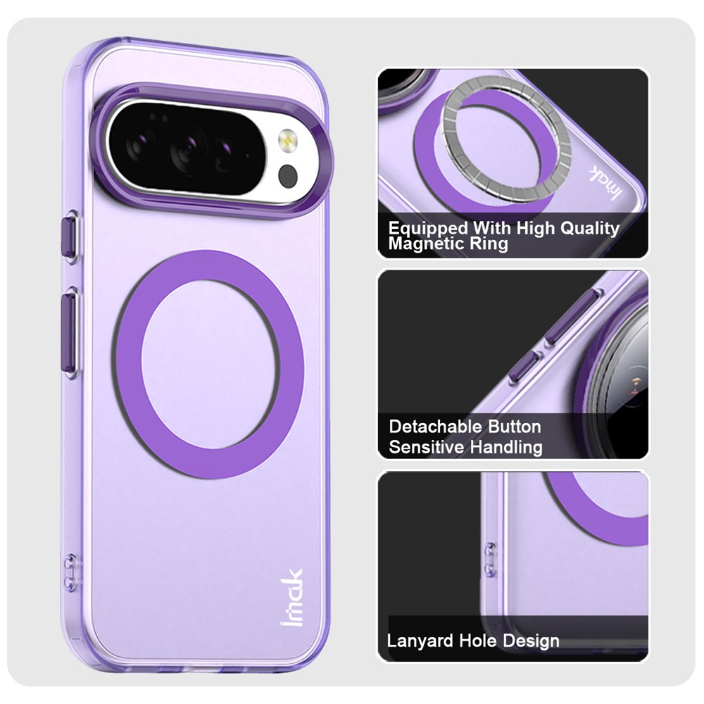 IMAK IMAK Google Pixel 10 Pro XL Skal MagSafe Anti Drop Lila