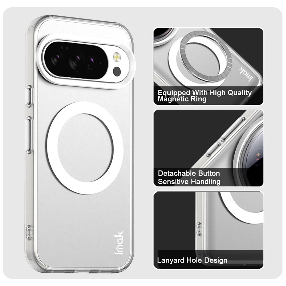 IMAK IMAK Google Pixel 10 Pro XL Skal MagSafe Anti Drop Vit