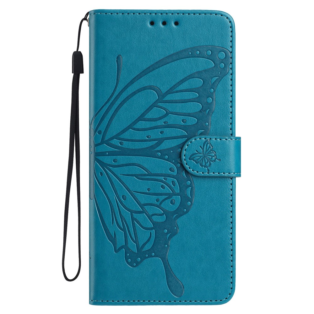  Google Pixel 10 Pro XL/ 9 Pro XL Fodral Fjäril Tryck Blå