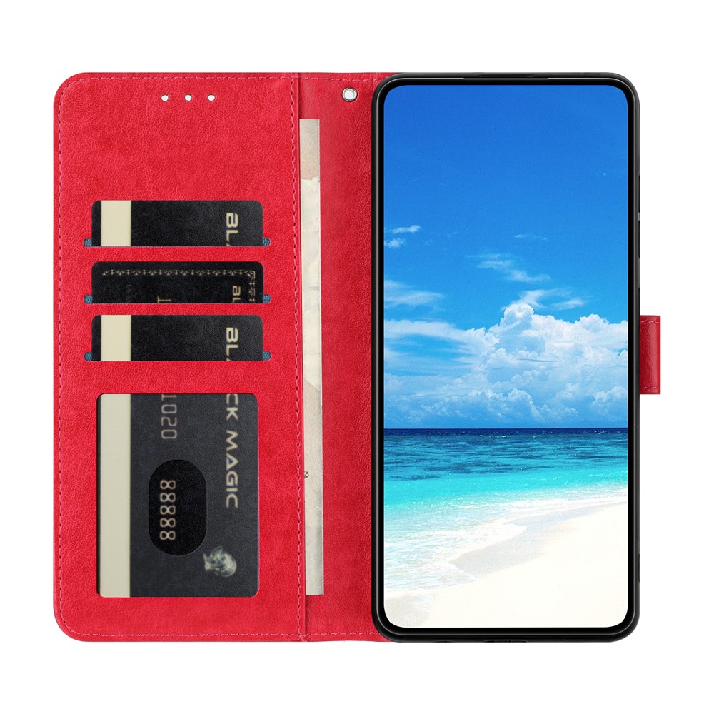  Google Pixel 10 Pro XL/ 9 Pro XL Fodral Fjäril Tryck Röd