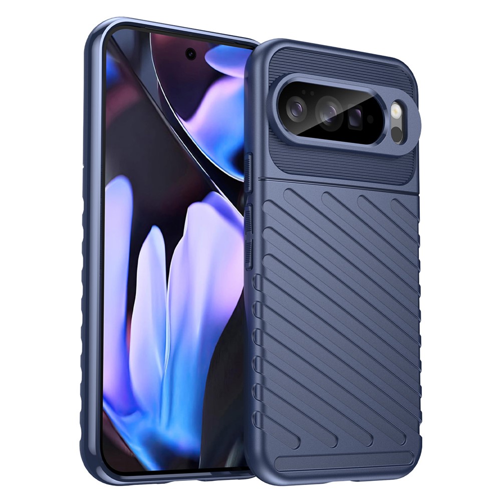  Google Pixel 10 Pro XL Skal Twill Textur Blå