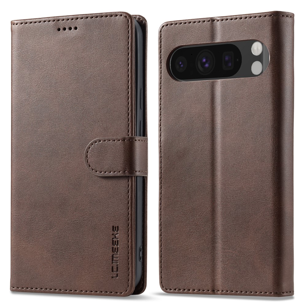 LC.IMEEKE LC.IMEEKE Google Pixel 10 Pro XL Fodral Läder Brun