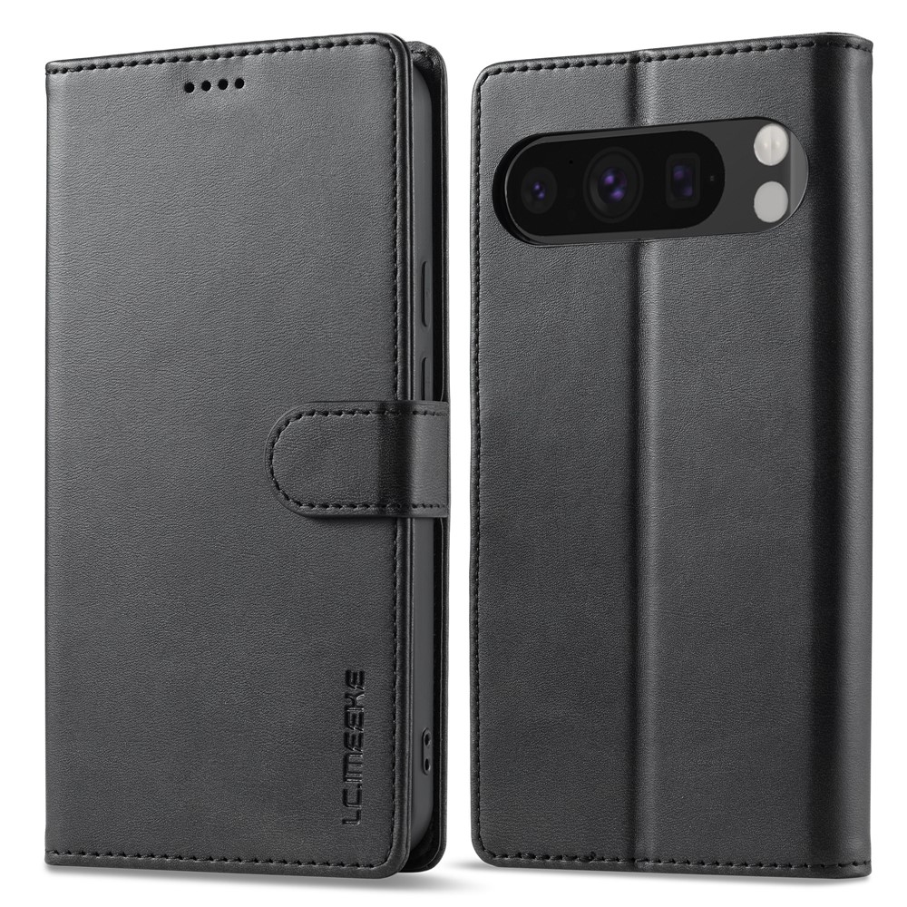 LC.IMEEKE LC.IMEEKE Google Pixel 10 Pro XL Fodral Läder Svart