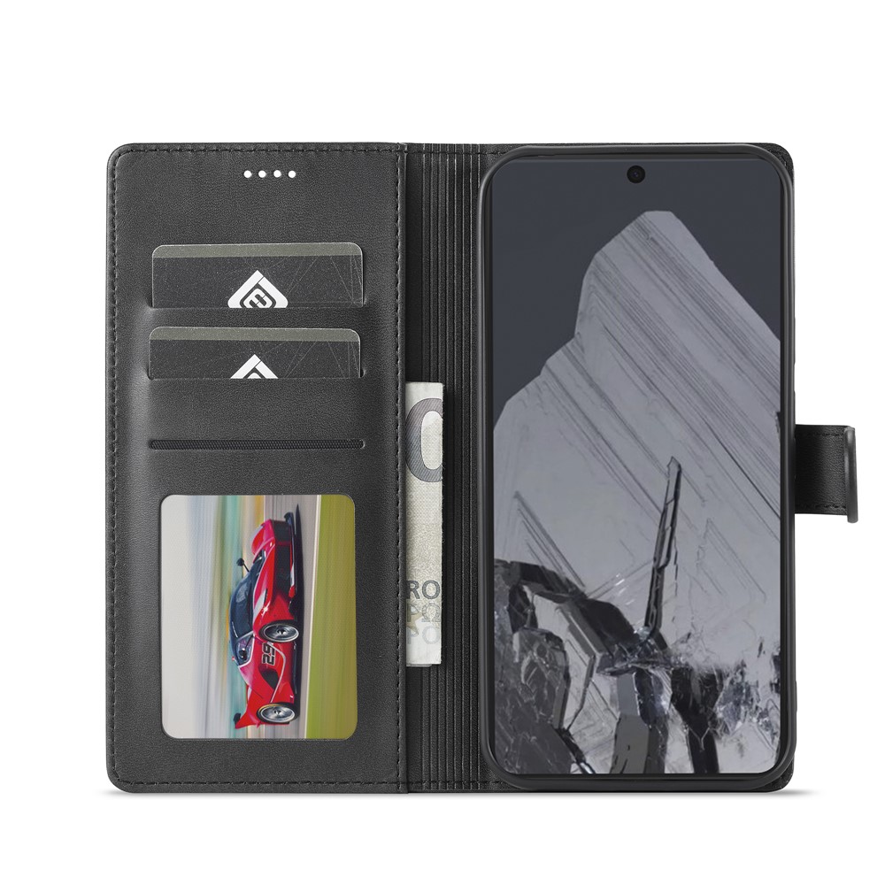 LC.IMEEKE LC.IMEEKE Google Pixel 10 Pro XL Fodral Läder Svart