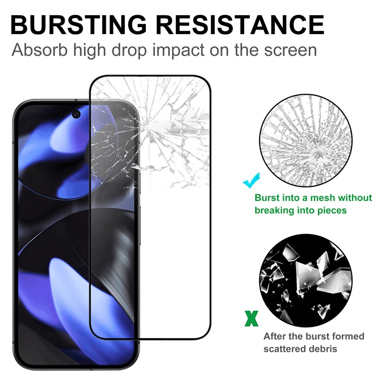  Google Pixel 10 Pro XL Skärmskydd Heltäckande Härdat Glas