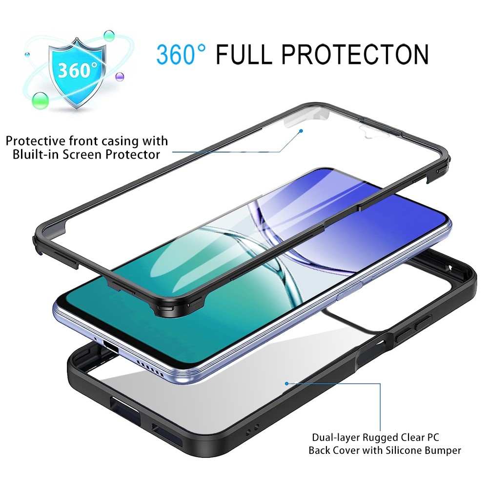  Samsung Galaxy A17 / A16 Skal 360 Hybrid Defense Svart