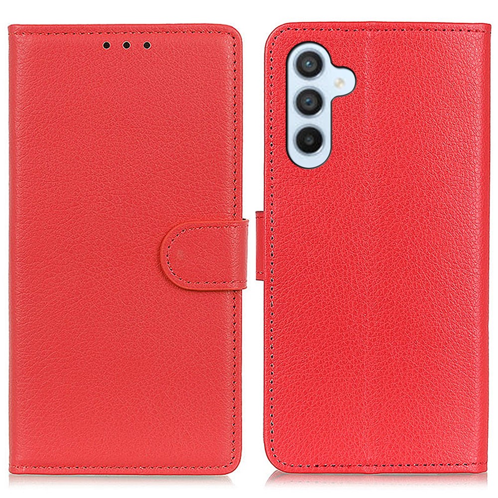  Samsung Galaxy A17 / A26 Fodral Litchi Läder Röd