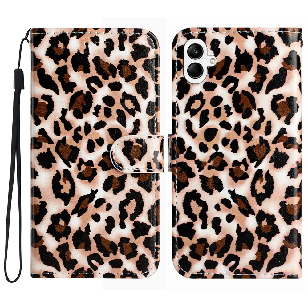  Samsung Galaxy A07 Fodral Med Tryck Leopard