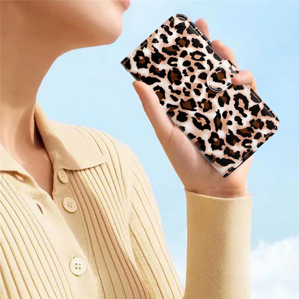  Samsung Galaxy A07 Fodral Med Tryck Leopard