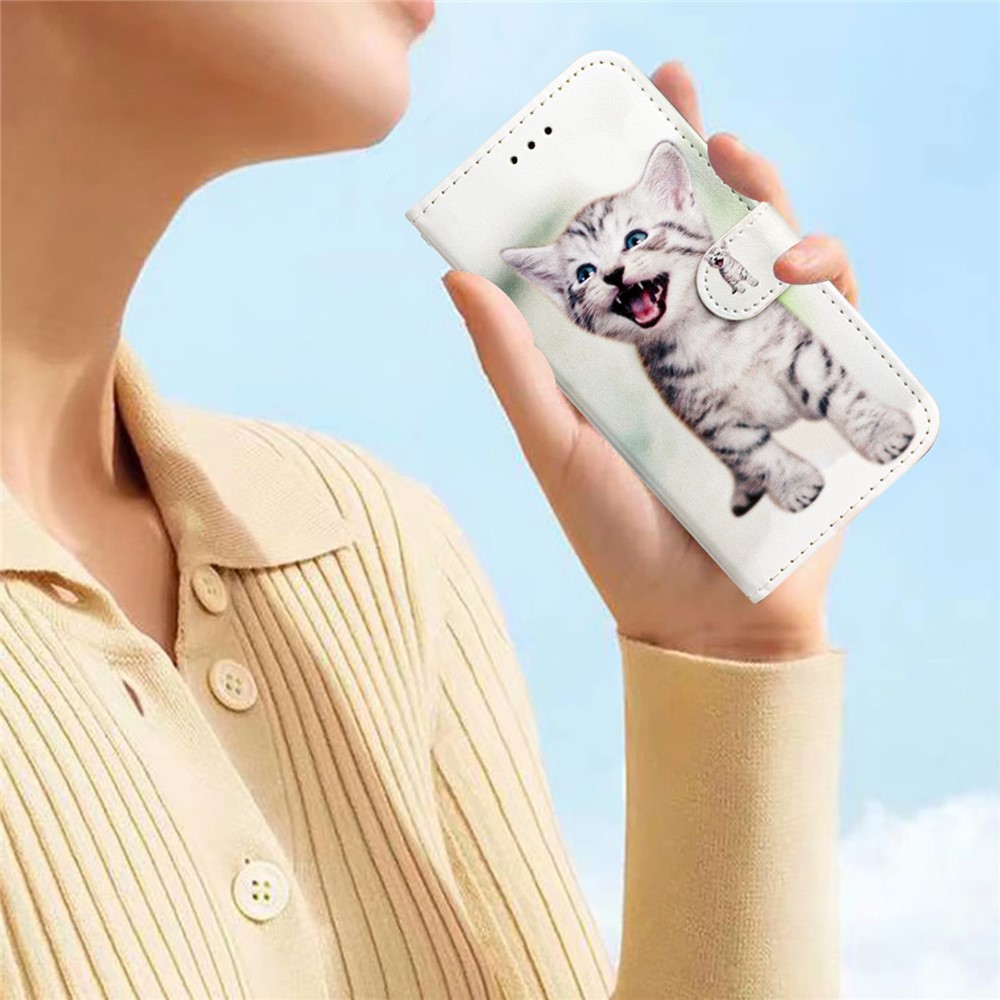  Samsung Galaxy A07 Fodral Med Tryck Katt