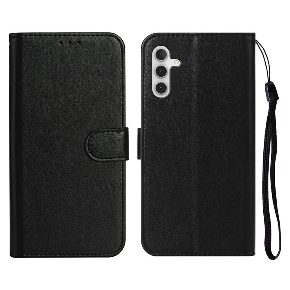  Samsung Galaxy S25 FE Fodral Läder Svart