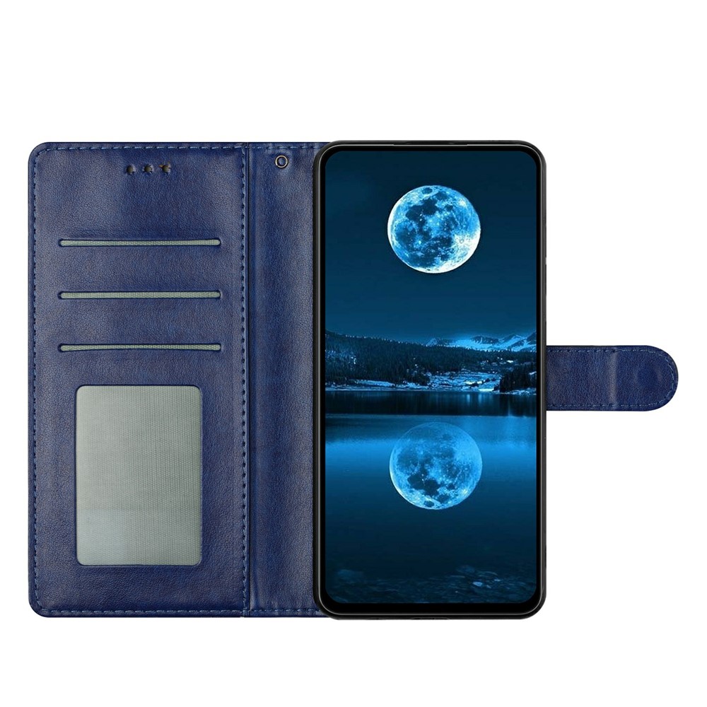  Samsung Galaxy A07 Fodral Läder Blå