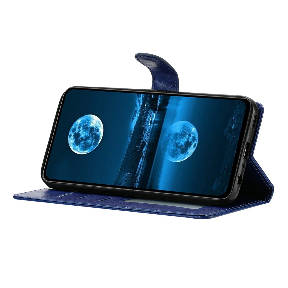  Samsung Galaxy A07 Fodral Läder Blå