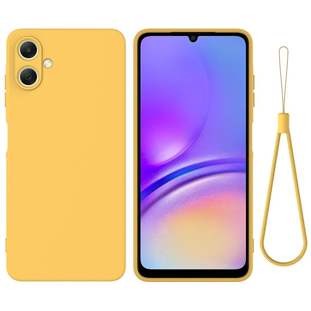  Samsung Galaxy A07 Skal Liquid Silikon Gul