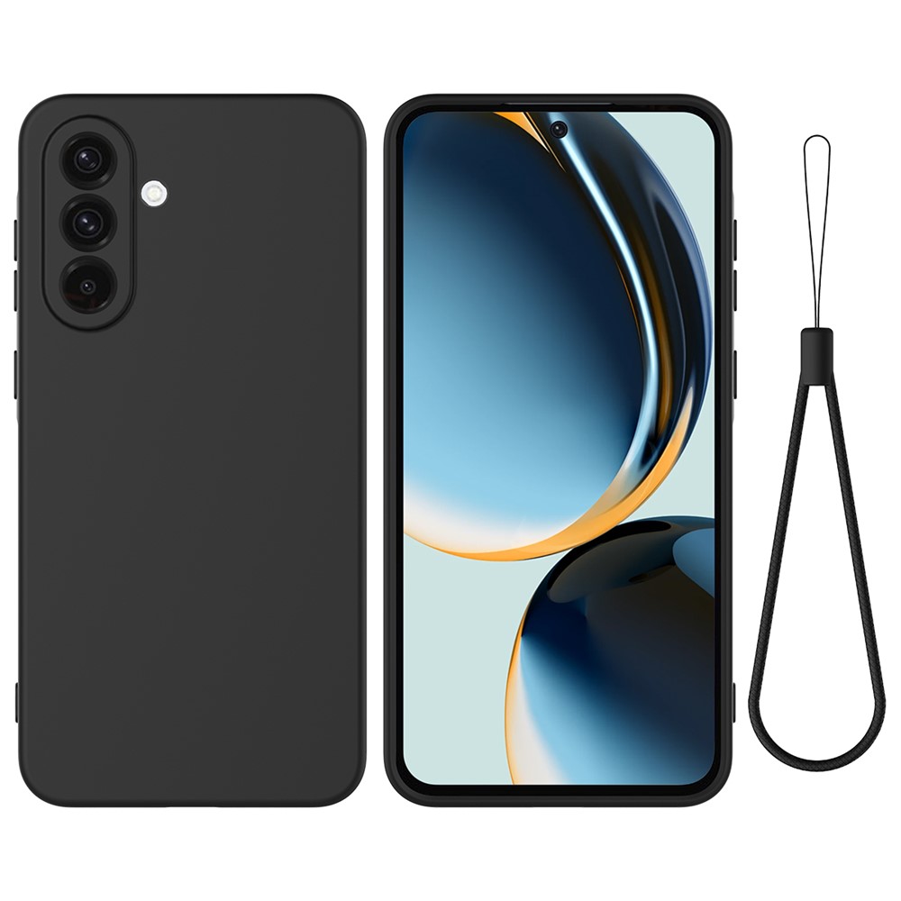  Samsung Galaxy A17 Skal Liquid Silikon Svart