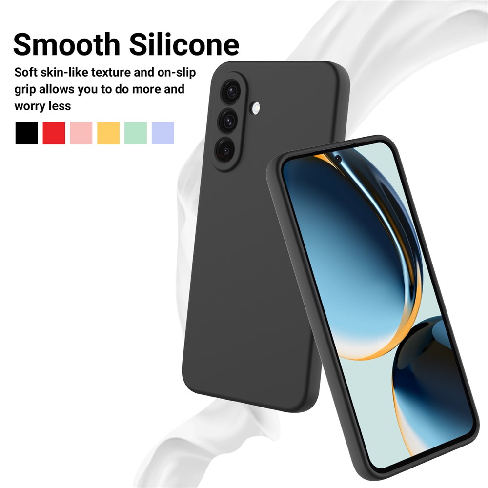  Samsung Galaxy A17 Skal Liquid Silikon Svart