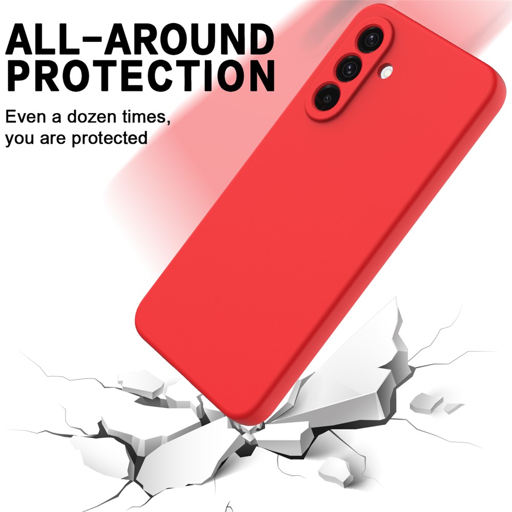  Samsung Galaxy A17 Skal Liquid Silikon Röd