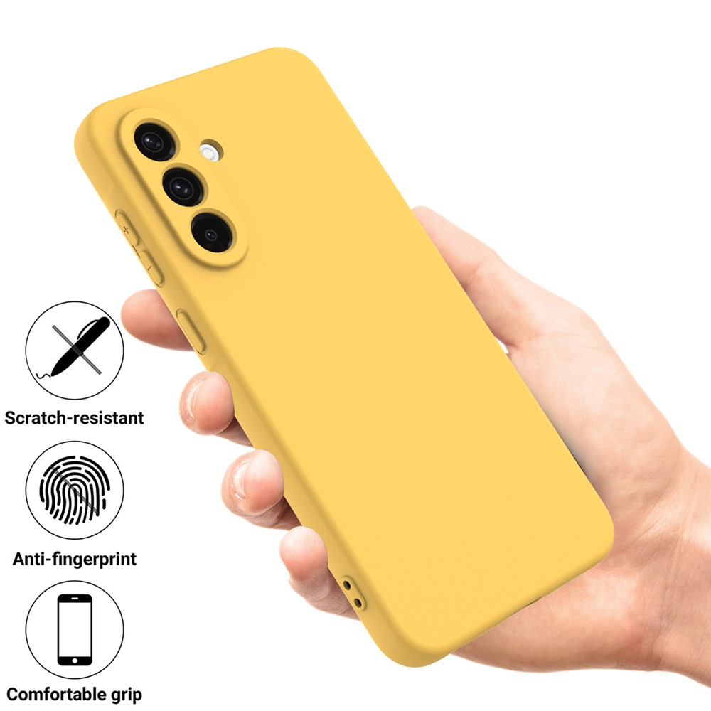  Samsung Galaxy A17 Skal Liquid Silikon Gul