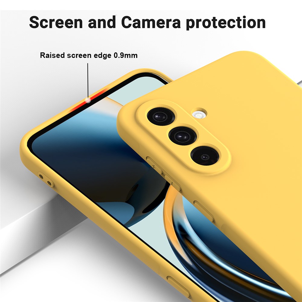 Samsung Galaxy A17 Skal Liquid Silikon Gul