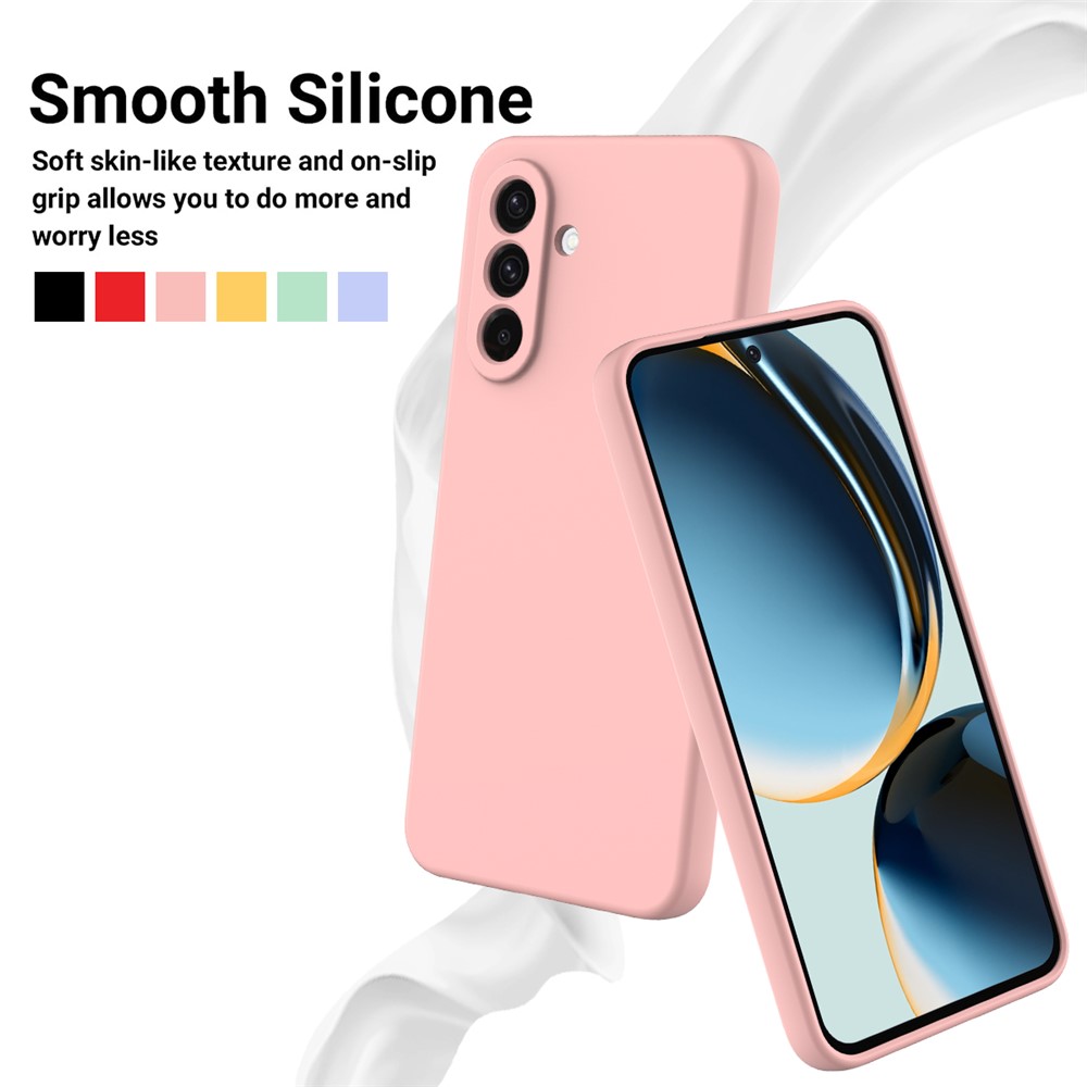  Samsung Galaxy A17 Skal Liquid Silikon Rosa