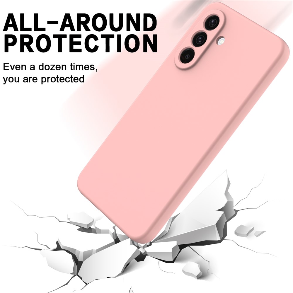  Samsung Galaxy A17 Skal Liquid Silikon Rosa