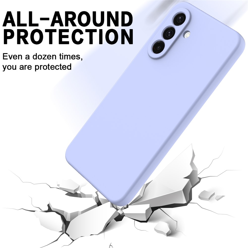  Samsung Galaxy A17 Skal Liquid Silikon Lila