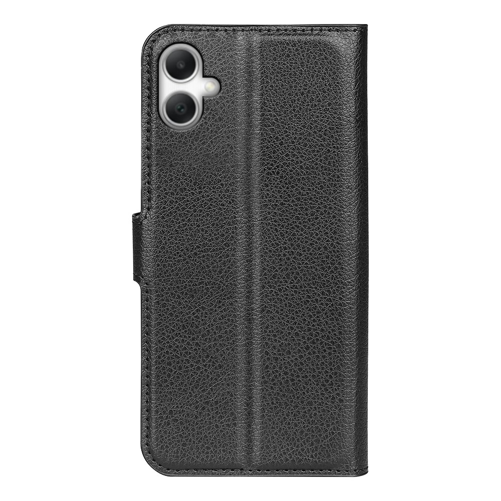  Samsung Galaxy A07 Fodral Litchi Läder Svart