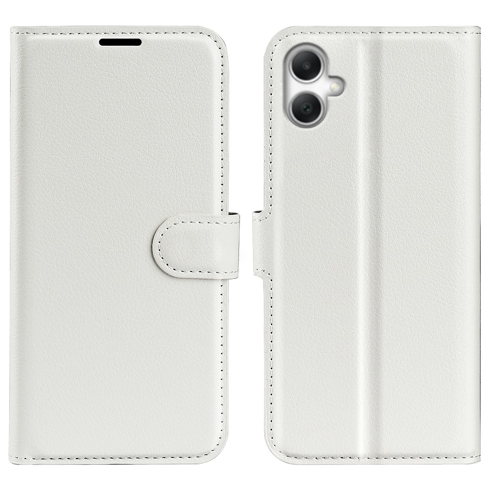  Samsung Galaxy A07 Fodral Litchi Läder Vit