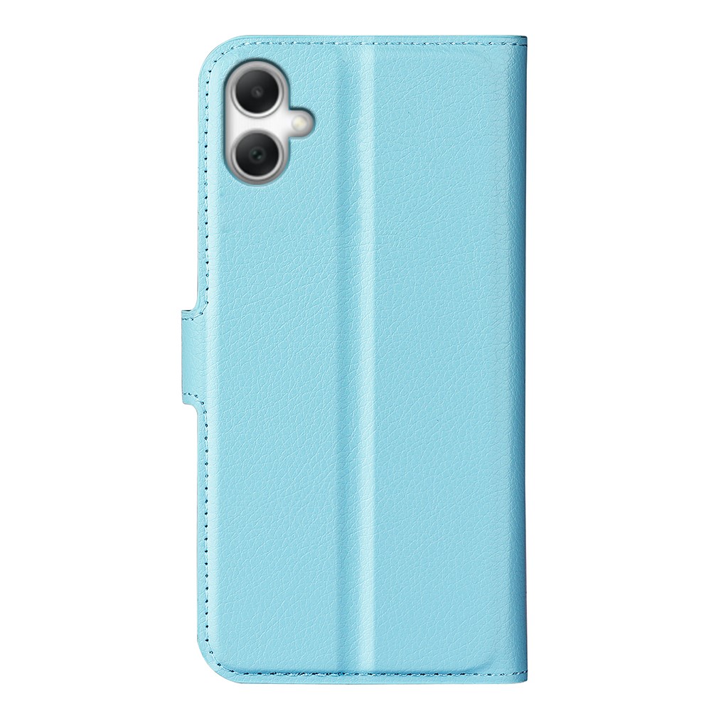  Samsung Galaxy A07 Fodral Litchi Läder Blå