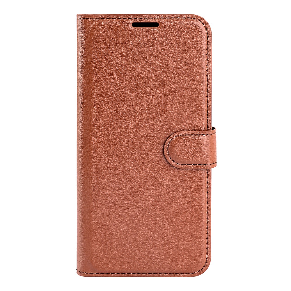  Samsung Galaxy A07 Fodral Litchi Läder Brun