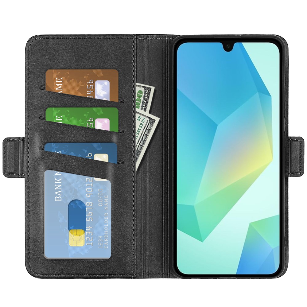  Samsung Galaxy A07 Fodral Läder Svart